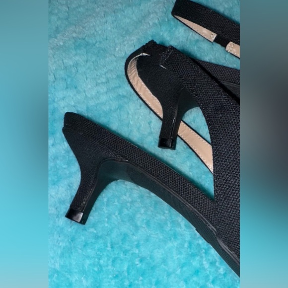 Streetwear Society Black Slingback Heels - Picture 4 of 9